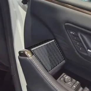 豐田 Alphard 40 系列 2023+ 汽車圖案玻璃開關上面板裝飾門扶手貼紙