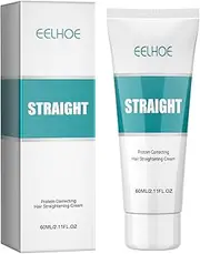 New Upgrade Protein Correcting Hair Straightening Cream - Silk & Gloss, Nourishing Fast Smoothing Collagen Straightener for All Hair Types