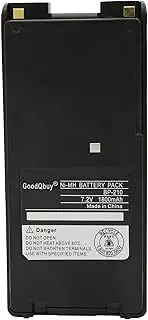 GoodQbuy 1800mAh Replacement Two-Way Radio Battery Packs BP-209 BP-210 BP-222 BP-209N BP-210N BP-222N for ICOM Radios C-A6 IC-A24 IC-F30GT IC-F30GS IC-F40GT IC-F40GS IC-F3GT IC-F3GS IC-V8