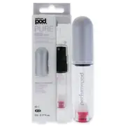 Travalo Perfume Pod Pure - Silver by Travalo for Unisex - 0.17 oz Refillable Spray (Empty)