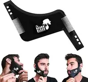 The Beard Black Beard shaping & styling tool with inbuilt comb for perfect line up & edging, use with a beard trimmer or razor to style your beard & facial hair, Premium quality product by