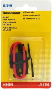 Bussmann BP/HHM 30 Amp Mini Fuse Holder with Protective Cap