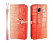 For Samsung Galaxy J530 Cover Wallet - Red