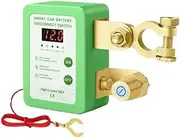 12V 240A Remote Battery Disconnect Switch Automatic Power Shut Off Switch Car Battery Remote Control Switch Leakage Protection(Green)