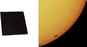 Thousand Oaks Optical 4"x4" Solar Filter Sheet for Telescopes, Binoculars and Cameras - Orange Polymer - Skylight Effect