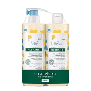 嬰兒洗髮水和淋浴 Klorane BEBE 500ML (帶輔助瓶)