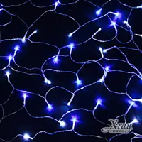 在飛比找樂天市場購物網優惠-50燈LED電池燈(藍白)，聖誕樹/LED/聖誕燈飾/造型燈