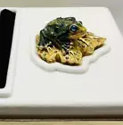 2002 Estee Lauder Jay Strongwater Solid Perfume Compact "Prince Charming" MIBB