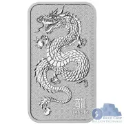 Perth Mint Lunar Dragon 1oz Silver Minted Bar In Capsule