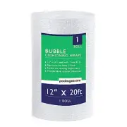 12 Inch x 20Ft Bubble Cushioning Wrap for Packing Shipping Moving Boxes