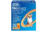 Nexgard SPECTRA - CHEWS - Very Large Dogs - 3s - 30.1-60kg - Red