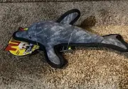 Tuffy Ocean Creature Dolphin Worlds Tuffest Soft Chew Toy