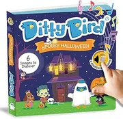 DITTY BIRD Musical Books for Toddlers | Spooky Halloween Sound Board Books for Toddlers 1-3 | Sensory Book for Nursery | Interactive Toddler Books for | Sturdy Baby Sound Book