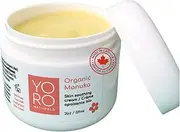 Organic Manuka Honey Eczema Cream Psoriasis Rosacea Dermatitis and Rashes Gentle for Babies & Children Provides Instant & Lasting Relief for Severely Dry Cracked Itchy Red & Irritated Skin