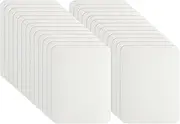 uxcell Self-Adhesive Repair Patches 5 x 3.7 Inch, 26 Pack Twill Fabric Repair Denim Patches Waterproof Lightweight Sofa Patch for Couch Clothing Jacket Tent Bag Jeans, White