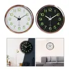 Luminous Wall Clock Non Ticking Night in The Dark 12inch Hanging
