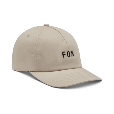 Fox Racing Wordmark Adjustable Hat (Cream) (One Size) 31637-242-OS