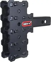 GEN-Y GH-13104X Phantom-X 4 Position Adjustable 4.5" Offset Drop Hitch for 2" Receiver - 7,000 LB Towing Capacity - 700 LB Tongue Weight