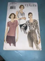 VOGUE PATTERN 9771 ~ MISSES BLOUSES ~ SIZES 6 - 8 - 10 *UNCUT