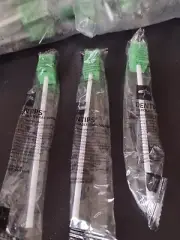 50 Dentips Disposable Oral sponge stick Swabs Green Individual wrapped