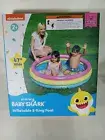 Baby Shark 3-Ring Inflatable Swimming Pool NEW!