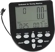 Aymzbd Water Resistance Rowing Machine Counter Speedometer Timer Monitor for Time RPM Exercise Bike Treadmills Stationary Bike
