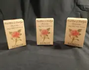 Vintage Crabtree & Evelyn London - Rosewater Soap with Cold Cream, 3 Bars