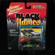 JOHNNY LIGHTNING Black with Flames ‘66 Pontiac GTO No. 25 Black NIP