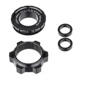 Center Lock Hub Boost Adapter,Center-Lock for 6-Hole, 15X100 to 15X110 black