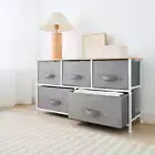5 Drawer Chest Fabric storage Drawers Bedroom Storage Organisation