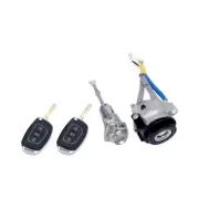 Door Lock Cylinder Ignition Barrel & Remote Key Fit for Hyundai Elantra 15-20 rt (for: Hyundai)
