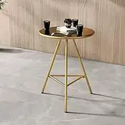 Round Bar Table 105cm/ 41.3 Inch Height Modern Pub Table Circular Cocktail Table for Patio, Backyard, Dining Room, Parties, Weddings, Home Decor End Table