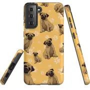 For Samsung Galaxy S21 FE Case Armour Cover, Pug Dog