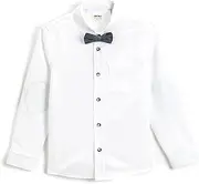 [Koton] Boys' Bowtie Long Sleeve Patch Detail One Pocket Shirt