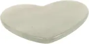 Ipetboom Jade Facial Tool Heart Shaped Massager for Face Neck Skincare Natural Stone for Aging Easy to Use Versatile Massage Tool