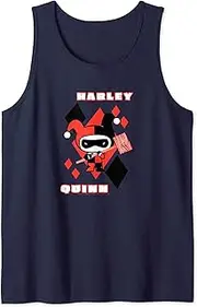 [DC Comics] Harley Quinn Chibi Diamond Portrait Logo Tank Top