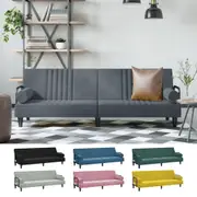 Sofa Bed with Armrests Velvet Lounge Couch Bed Recliner Multi Colours vidaXL