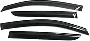 Tuning Wind Visor Deflector Car Vent Visor Door Side Window Guard Deflectors Compatible for Toyota RAV4 RAV-4 2006 2007 2008 Sun Rain Guard