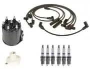 ACDelco Ignition Kit Distributor Rotor Cap Wire Spark Plugs For Chevy S10 Blazer