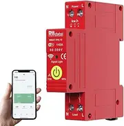 WiFi Circuit Breaker 1P Reclosing Timer Din-Rail Mounting Reclose Switch Au Au Reclosure Protector Mobilephone App Control Compatible with and Assistant Multicolor Multicolor