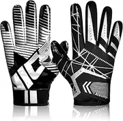 ACESHIP Football Gloves Adult Football Receiver Gloves,Enhanced Performance Football Gloves and High Grip Football Gloves for Adult and Kids