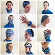 Multi-function Headwear Face Mask/ Shield w/ SPF Sun Protection - NEW