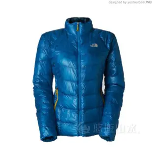 【The North Face】女 900FP FILL羽絨外套《亮藍》A0JN/保暖外套/防潑水/輕量羽絨(悠遊山水)