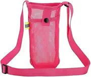 AIMALL Outdoor Versatile Water Bottle Carrier with Adjustable Strap and Reflective Safety Belt, Mesh Cell Phone Pocket, Portable Design for Hiking, Cycling, and Everyday Use
