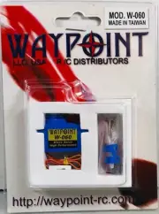 Waypoint R/C Distributors High Performance Micro Servo Item # MOD. W-060 - New