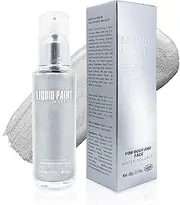 YiZYiF 60g Shimmering Body Luminizer Cream Metallic Glow Makeup for Face and Body Waterproof Lightweight Long Wearing Formula Silver One Size
