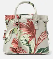 [Maison Margiela] Maison Margiela 5AC Classique Mini floral tote One Size grey