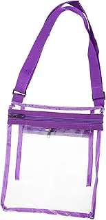 Sosoport Transparent Clutch Bag for Women Clear Purse with Strap for Sporting Events and Concerts Portable for Storing Phone and Essentials