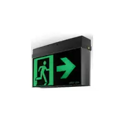 Ektor Mercury 24M Black Emergency Exit Sign