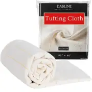 80" x 80" Large Overlocking Primary Tufting Cloth for Rug Tufting with Marked...